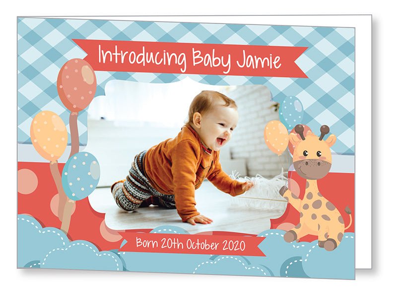 Baby Mini Card Baby Card 5545 Folded - Jaycee