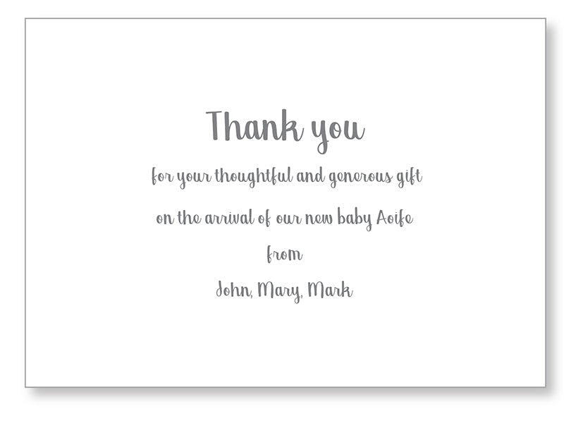 Baby Card 5549 Folded - Jaycee
