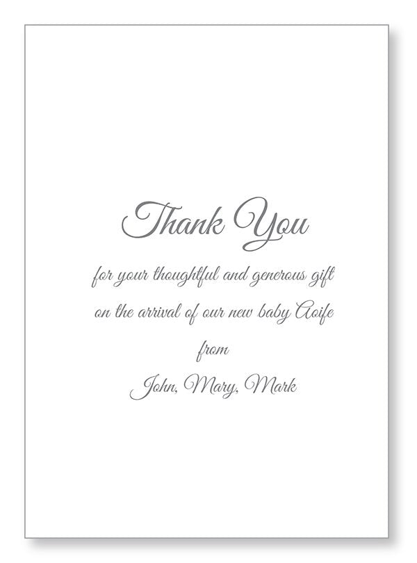 Baby Card 5569 Folded - Jaycee