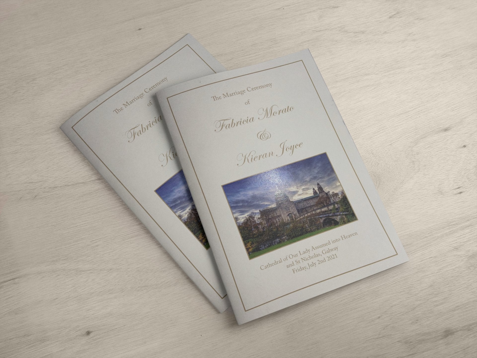 Prominent Printing Services Galway - Ceremony Booklet1 - Jaycee