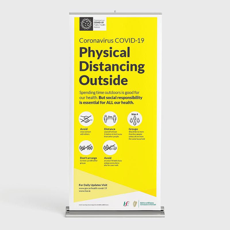 Covid-19 Pull-up Banner - Jaycee