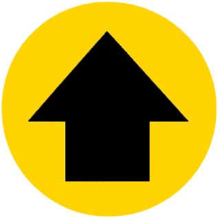 Floor Arrow large - anti-slip - Jaycee