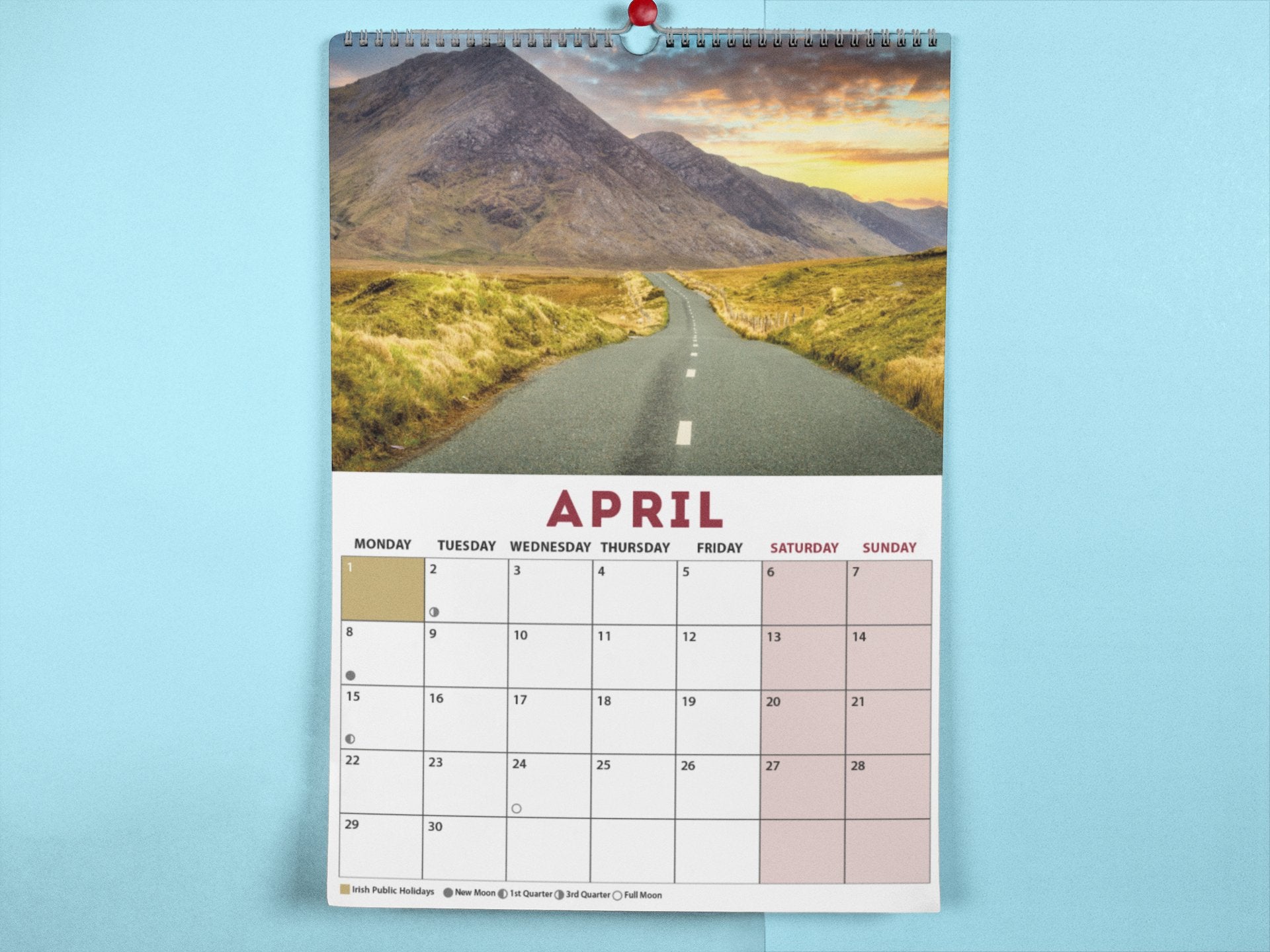 Galway 2024 A4 Wall Calendar Jaycee