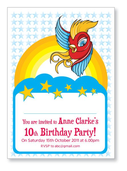 Kids Party Invite 5021 - Jaycee