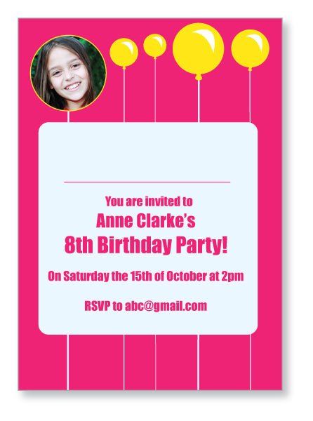 Kids Party Invite 5023 - Jaycee
