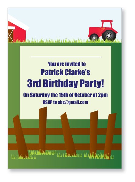 Kids Party Invite 5024 - Jaycee