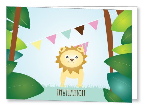 Kids Party Invite 5041 Folded - Jaycee
