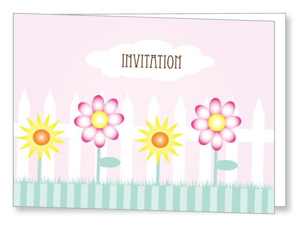 Kids Party Invite 5042 Folded - Jaycee