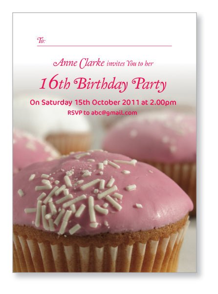 Teen Party Invite 5102 - Jaycee