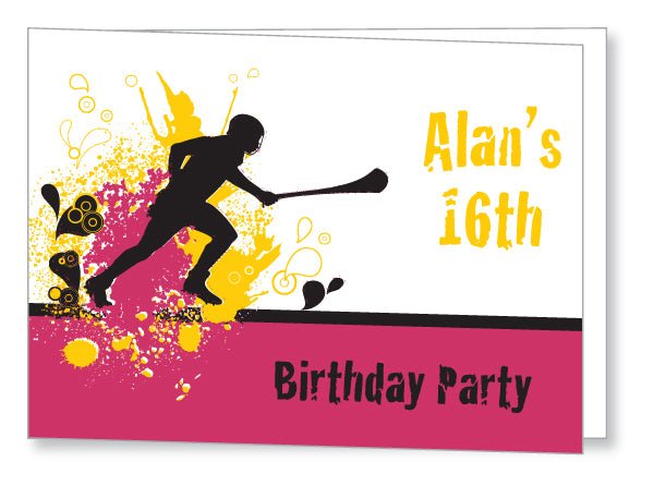 Teen Party Invite 5144 Folded - Jaycee