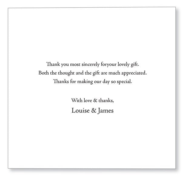 Thank You Card TY6 - Jaycee