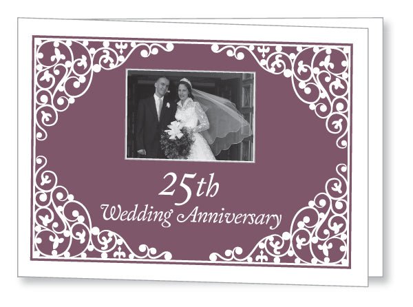 Wedding Anniversary Invite 5441 Folded - Jaycee